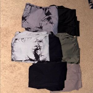 SHEIN Women's Leggings - Black, Gray, Green, Tan